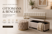 Ottomans & Benches