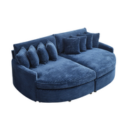Modular Corduroy Sectional Sofa