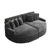 Modular Corduroy Sectional Sofa