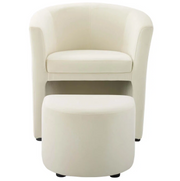 Nobu Chair with Ottoman
