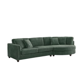 Round Chaise 2-Piece Sofa