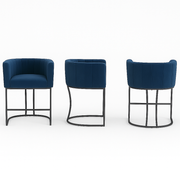 Low Back PU Leather Counter Stools (Set of 2)