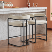 Velvet Counter-Height Bar Stools (Set of 2)