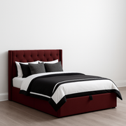Preston Tufted Hydraulic Storage Bed