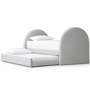 Halfmoon Bed with Trundle
