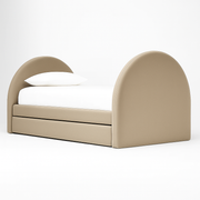 Halfmoon Bed with Trundle