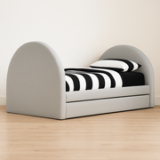 Halfmoon Bed with Trundle