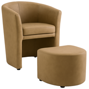 Nobu Chair with Ottoman