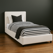 Plain Upholstered Bed