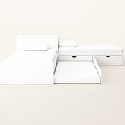 2 in 1 Kids L-Shape Bed