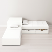 2 in 1 Kids L-Shape Bed