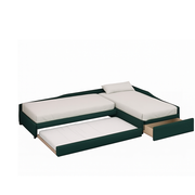 L-Shape Bed with Storage