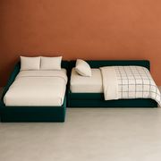 L-Shape Bed with Storage