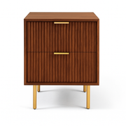 Slate 2 Drawer Nightstand