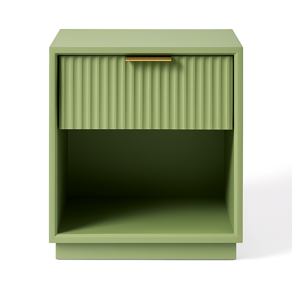 Slate One Drawer Nightstand