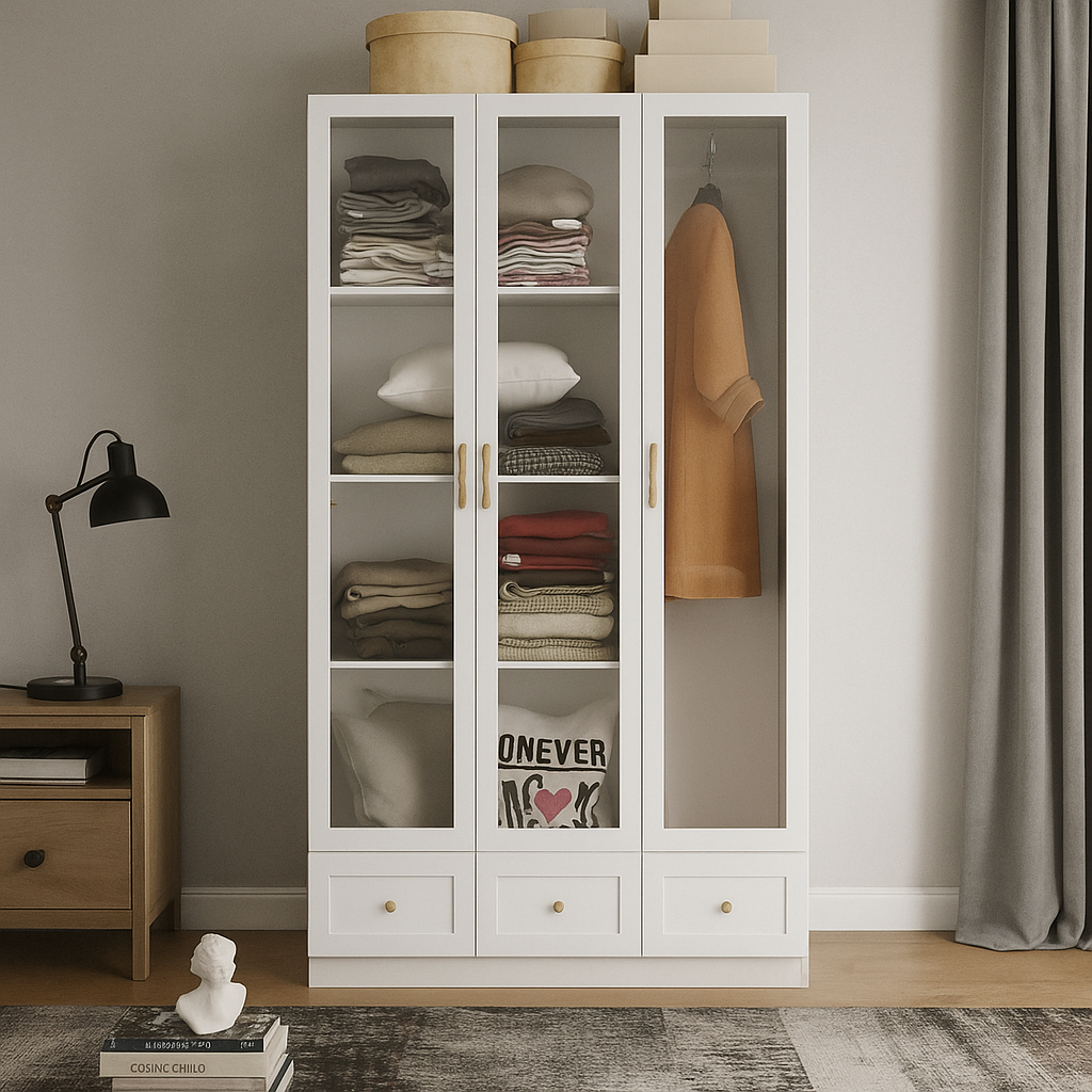 Zenith 3-Door Wardrobe