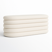 Channel Storage Ottoman