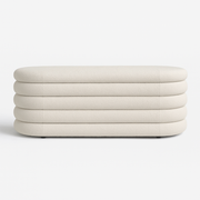 Channel Storage Ottoman