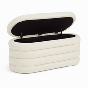 Channel Storage Ottoman