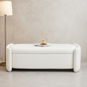 Oval Storage Ottoman