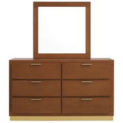 Auralie 6 Drawers Dresser with Mirror