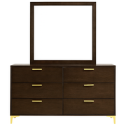 Elanor 6 Drawers Dresser with Mirror