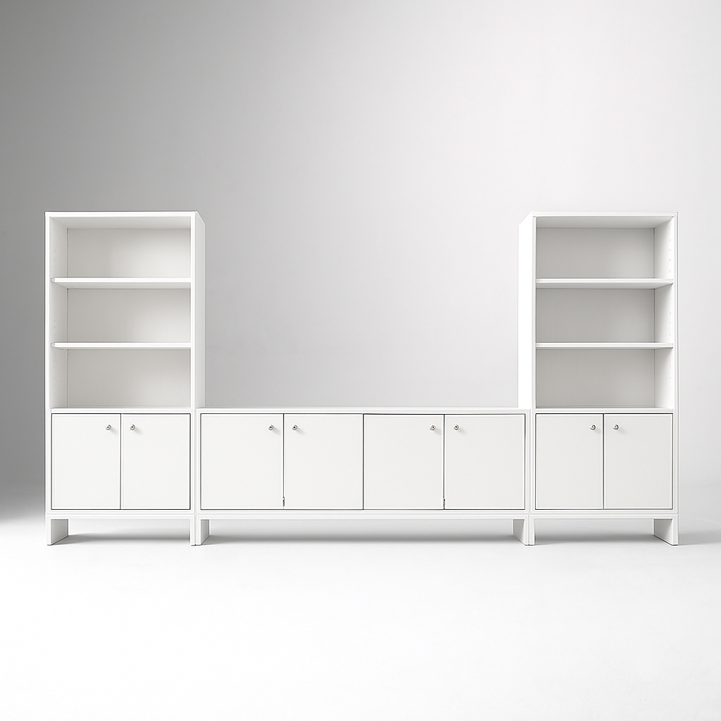 Harl TV Stand with Tower — Set of 3