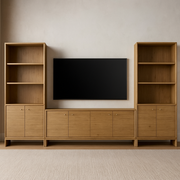 Harl TV Stand with Tower — Set of 3