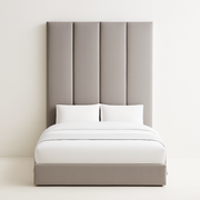 Channel Velvet Panel Bed