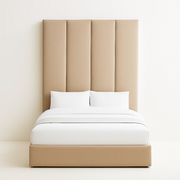 Channel Velvet Panel Bed