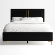 Drellana Velvet Bed