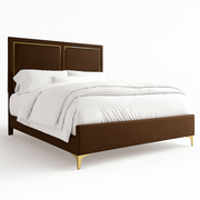 Drellana Velvet Bed