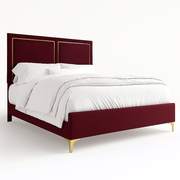 Drellana Velvet Bed