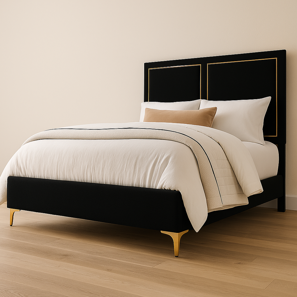 Drellana Velvet Bed