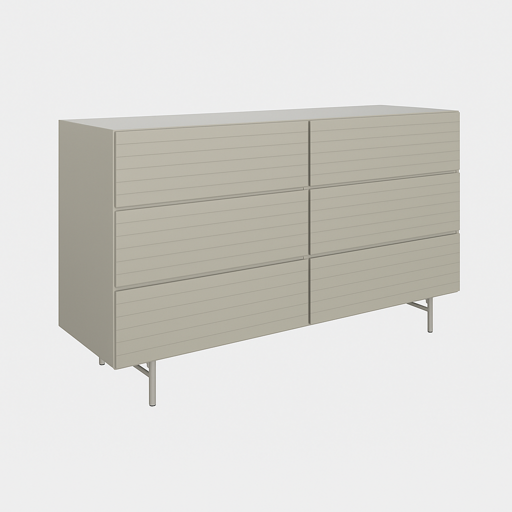 Oryl 6 Drawers Dresser