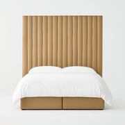 Grand Channel Panel Bed with Divan Base