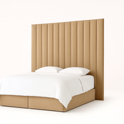 Grand Channel Panel Bed with Divan Base