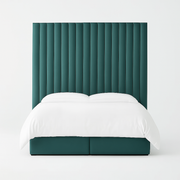 Grand Channel Panel Bed with Divan Base