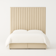 Grand Channel Panel Bed with Divan Base