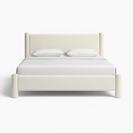 Luxathar Bouclé Upholstered Bed