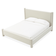 Luxathar Bouclé Upholstered Bed