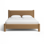 Luxathar Bouclé Upholstered Bed