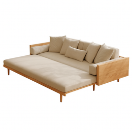 Solid Wood Sofa Bed