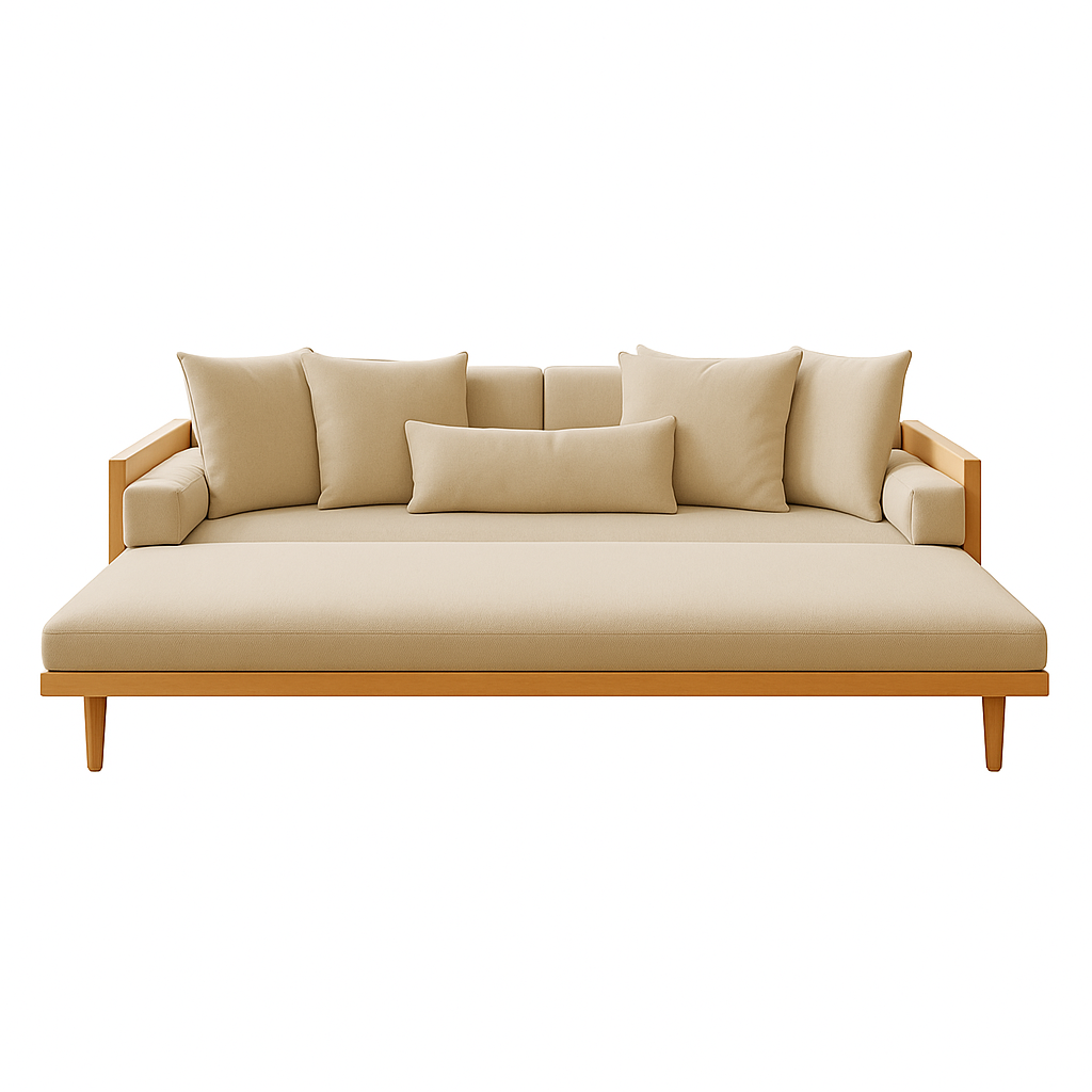 Solid Wood Sofa Bed