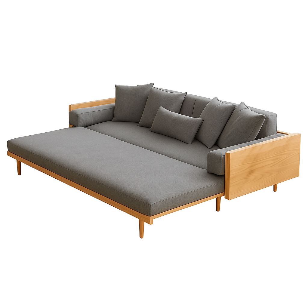 Solid Wood Sofa Bed