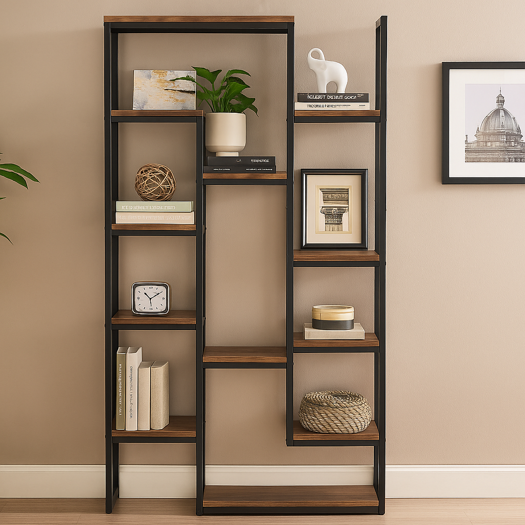 6-Tier Tall Bookshelf