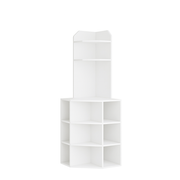 Corner Bookshelf