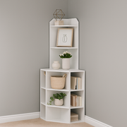 Corner Bookshelf