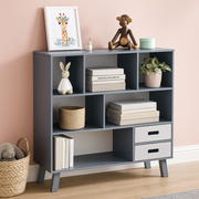 BookieBox 3-Tier Kids Bookcase with Drawers