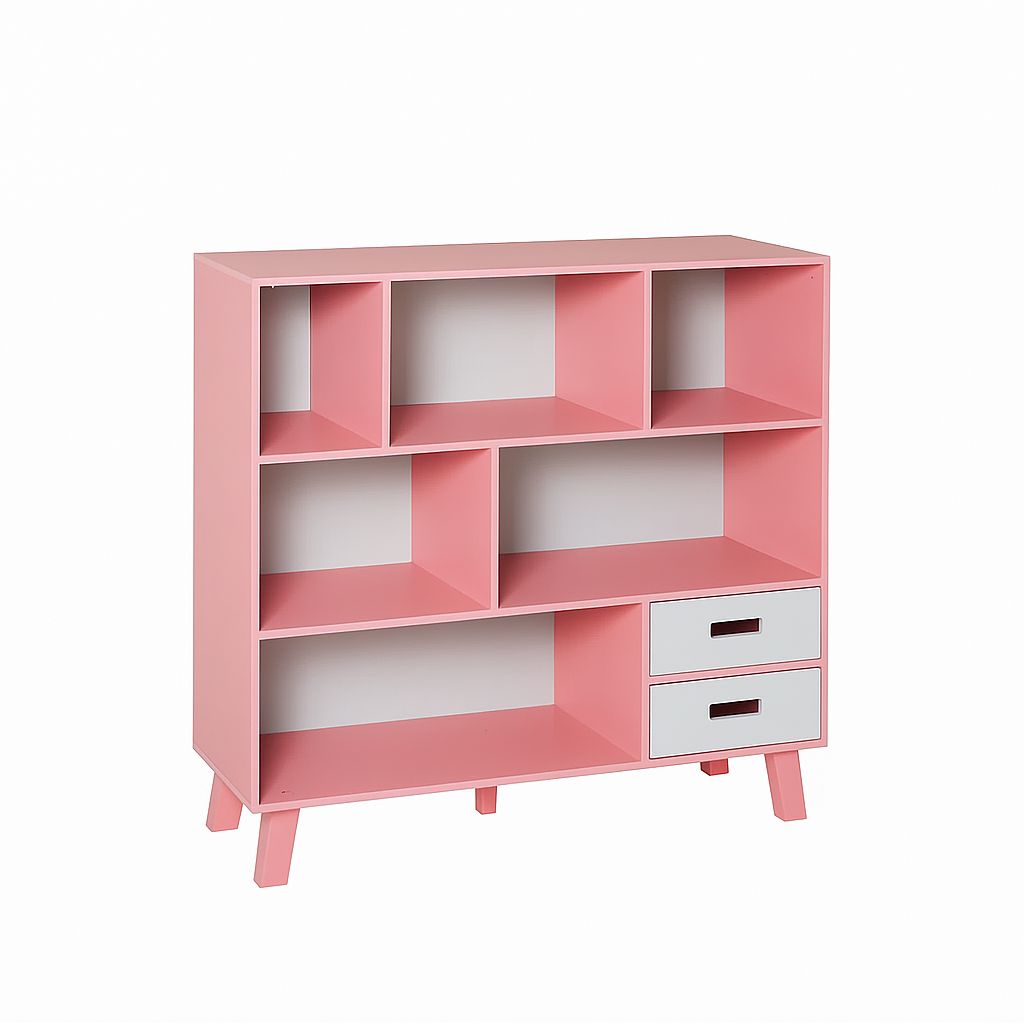 BookieBox 3-Tier Kids Bookcase with Drawers